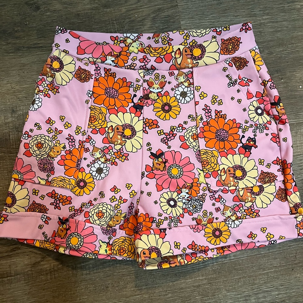 Blackmilk fire Pokémon shorts